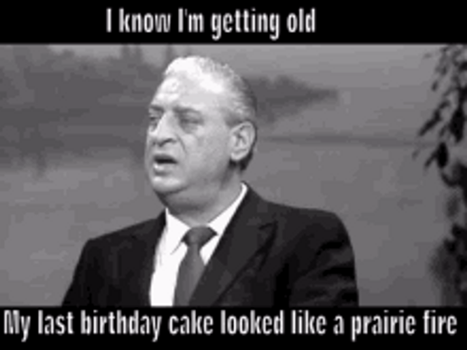 Old Man Birthday Birthday Cake Prairie Fire GIF