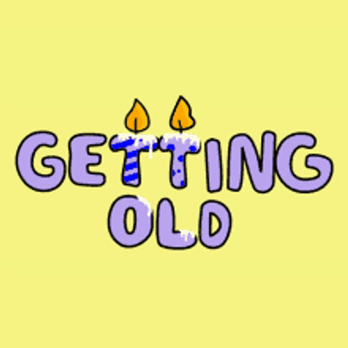 Old Man Birthday Getting Old Candles GIF