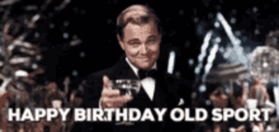Old Man Birthday Sport Leonardo Dicaprio GIF
