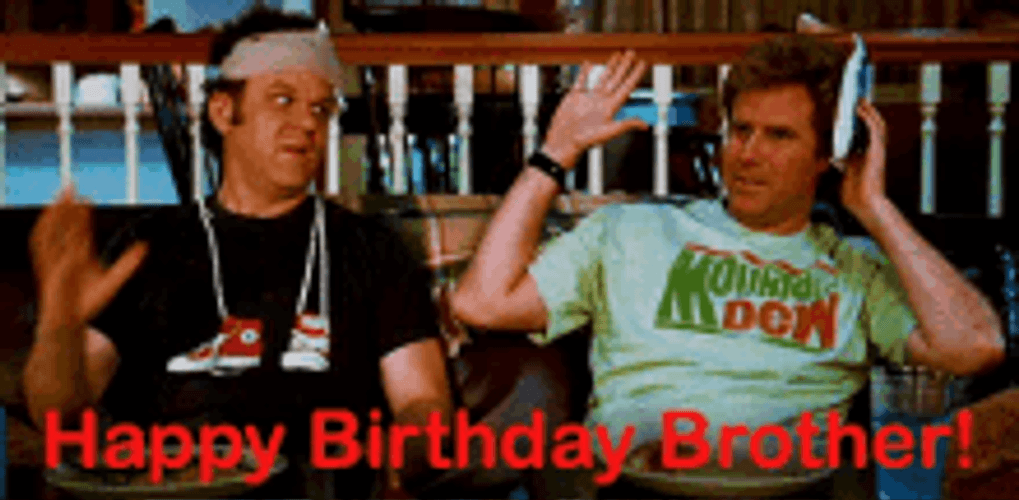 Old Man Birthday Step Brothers High Five GIF