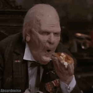 Old Man Bitten His Fingers Mistaken As Hotdog GIF