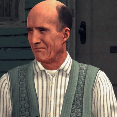 Old Man Doubts Subtle Lies GIF