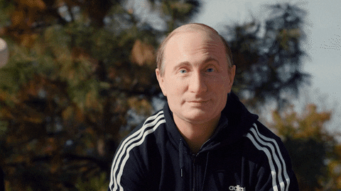 Old Man In Black Adidas Workout Suit Warming Up GIF