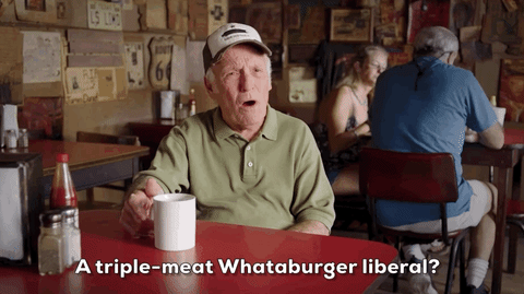 Old Man Loves Whataburger GIF