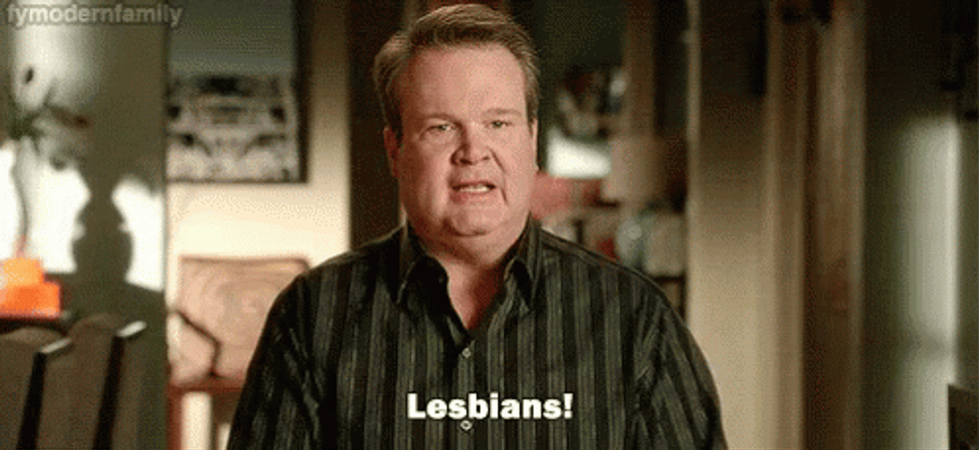 Old Man Saying Lesbians GIF