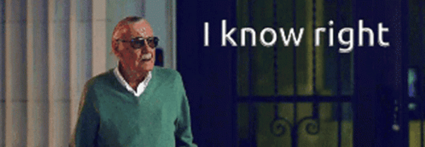 Old Man Says I Know Right GIF