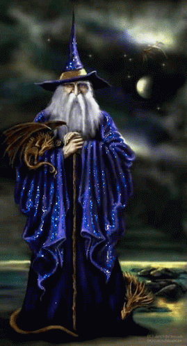 Old Man Wizard GIF