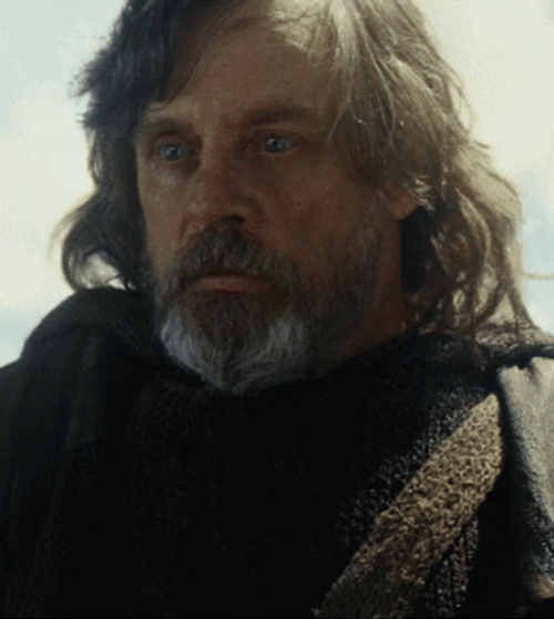 Old Mark Hamil As Luke Skywalker GIF