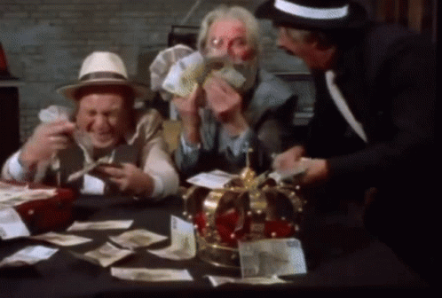 Old Men Happy Spending Money GIF