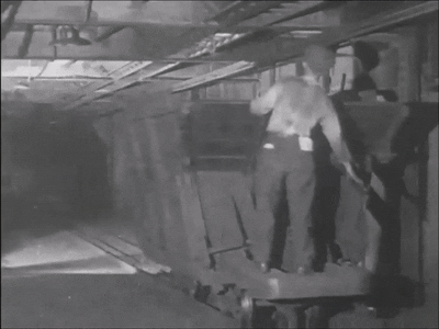 Old Mining Carts GIF