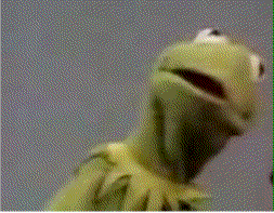 Old Movie Kermit Yay GIF