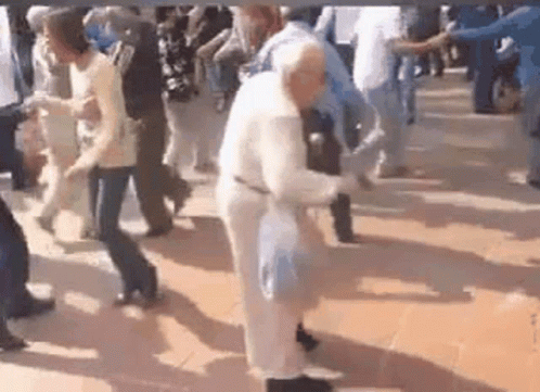 Old People Dancing GIF