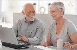 Old People Laughing GIF