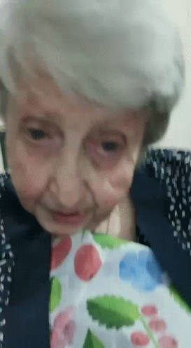 Old People Woman Taking Selfie GIF