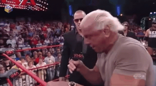 Old Ric Flair Vs. Jay Lethal GIF
