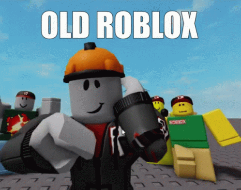 Old Roblox Changing Suits Meme GIF