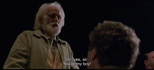 Old School Movie Sir Yes Sir GIF