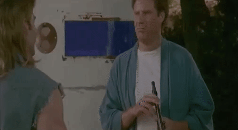 Old School Movie Will Ferrell Touching His Wound GIF