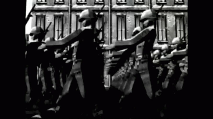 Old Soldiers March Parade GIF