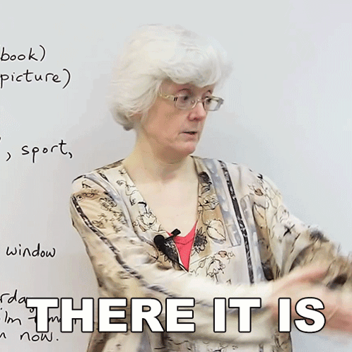 Old Teacher There It Is GIF