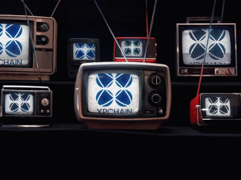 Old TVs Displaying Ypchain