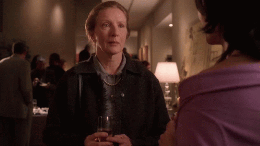 Old Witch Frances Conroy Talking GIF