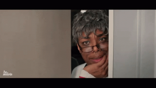 Old Woman Door Snatch GIF