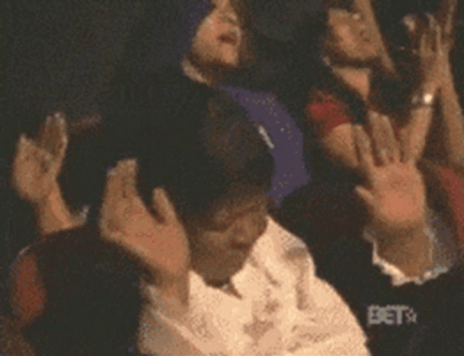 Old Woman Praise And Believe In God GIF