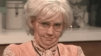 Old Woman Seducing Winking GIF