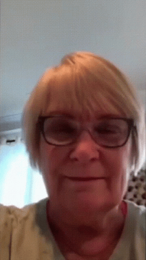 Old Woman Yelling GIF