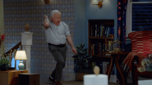 Older Man Dancing GIF