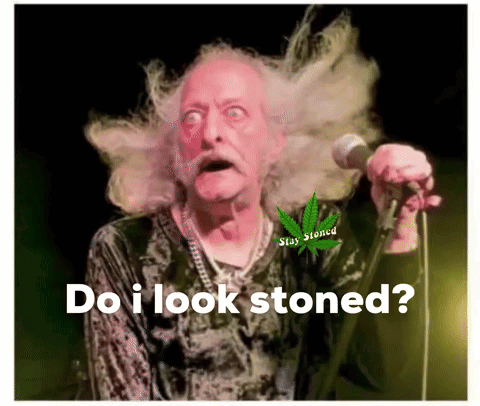 Older Man Singing Do I Look Stoned