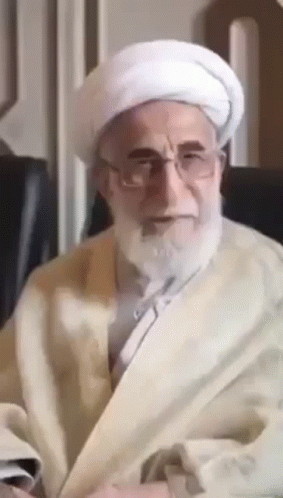 Older Man with Beard, Glasses, and White Turban