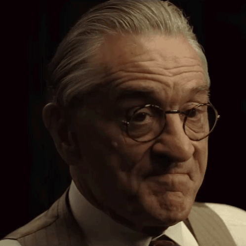 Older Man With Glasses And Suspenders GIF