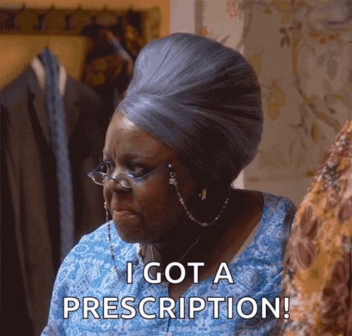 Older Woman Glasses Blue Shirt I Got Prescription GIF