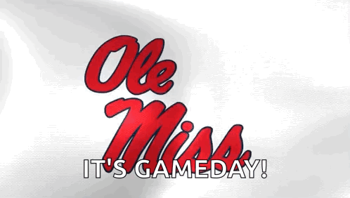 Ole Miss Logo Waving