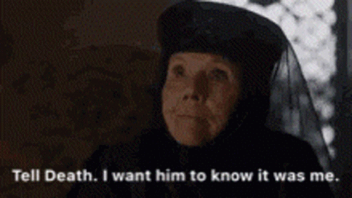 Olenna Tyrell Wanna Tell Lord It Was Me GIF