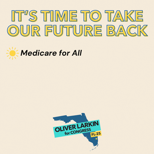 Oliver Larkin for Congress Advertisement