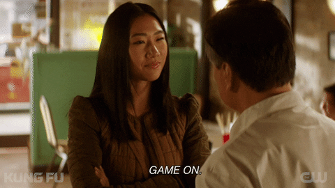 Olivia Liang Kung Fu Game On GIF