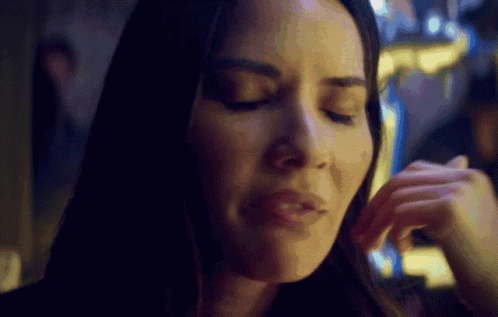 Olivia Munn Headache GIF