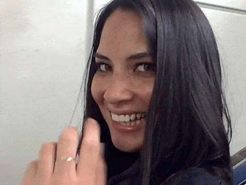 Olivia Munn Laughing Teeth Out GIF