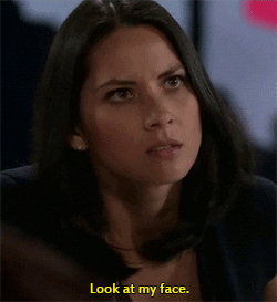 Olivia Munn Look At My Face GIF