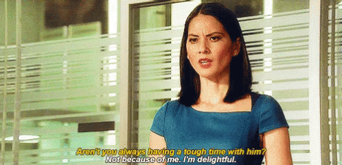 Olivia Munn Not Because Of Me GIF