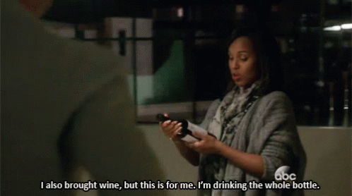 Olivia Pope I Also Brought Wine GIF