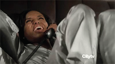 Olivia Pope Laughing On The Phone GIF