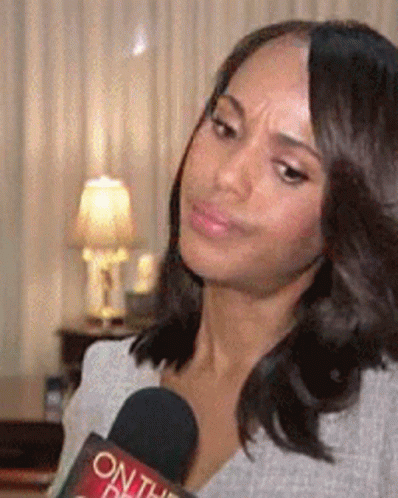 Olivia Pope Shrugging GIF