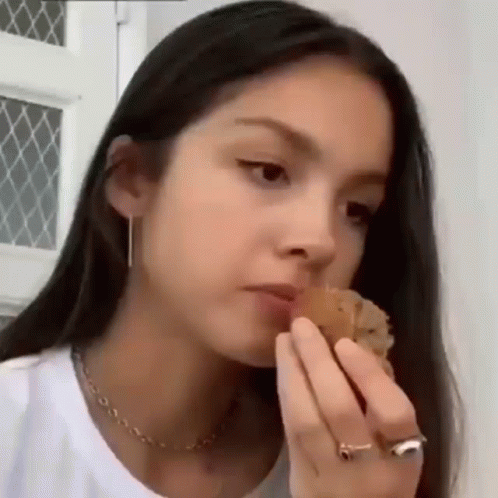 Olivia Rodrigo Eating GIF