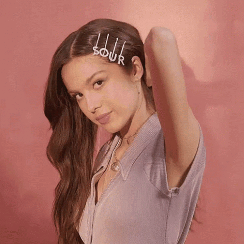 Olivia Rodrigo Pink Sour Clip GIF