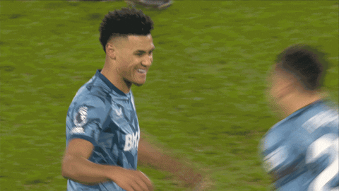 Ollie Watkins Hugging Team GIF
