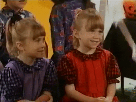 Olsen Twins Holding Magic Wand GIF